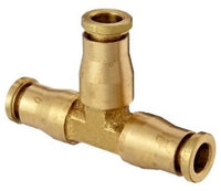 1/4" Brass Push to Connect Union Tee